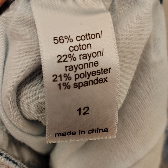 Maurices Women's Size 12 Light Blue Denim Mini Skirt - Picture 3 of 4